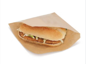 Kraft burger pocket 160x160mm